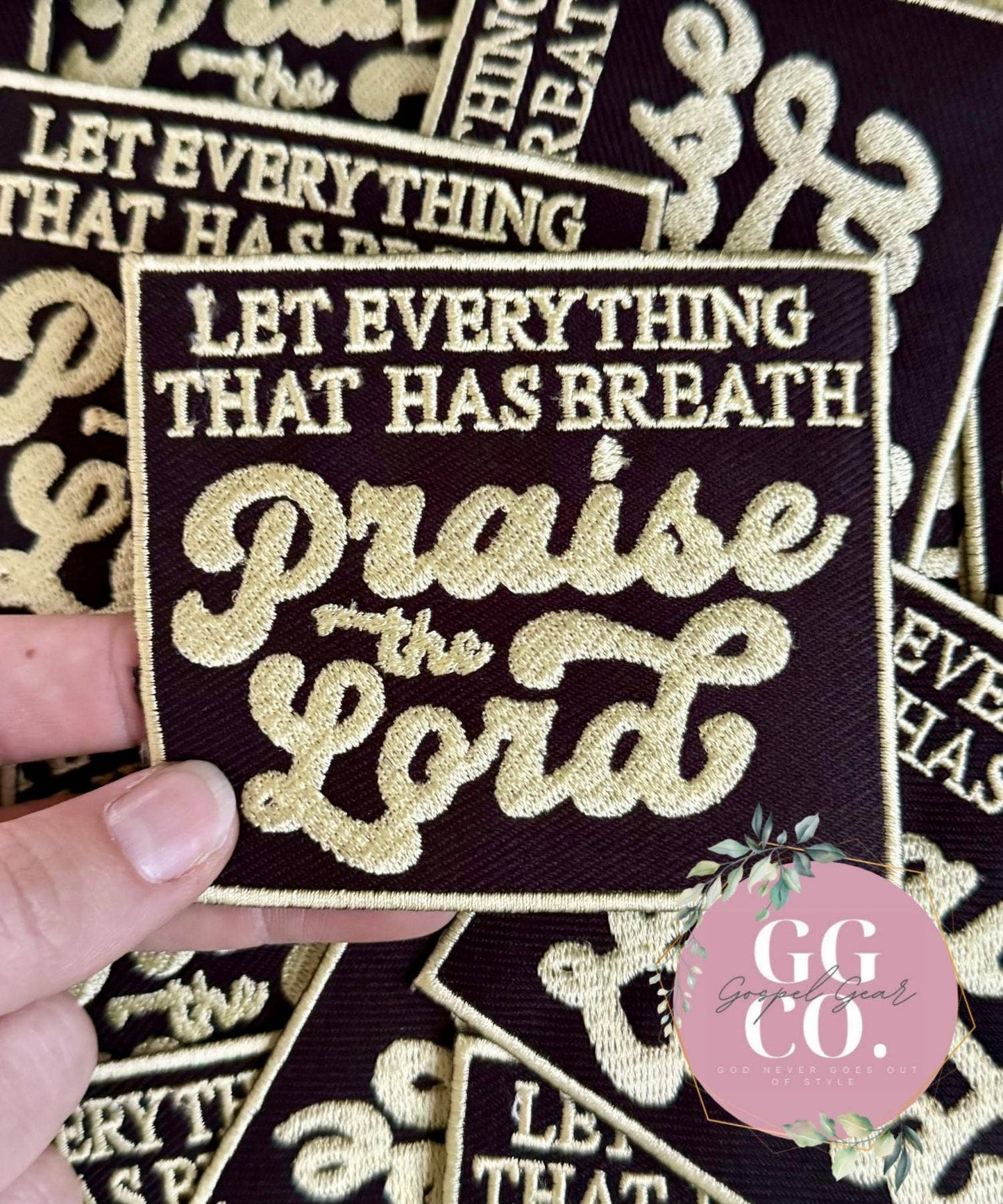 Praise The Lord Embroidered Patch