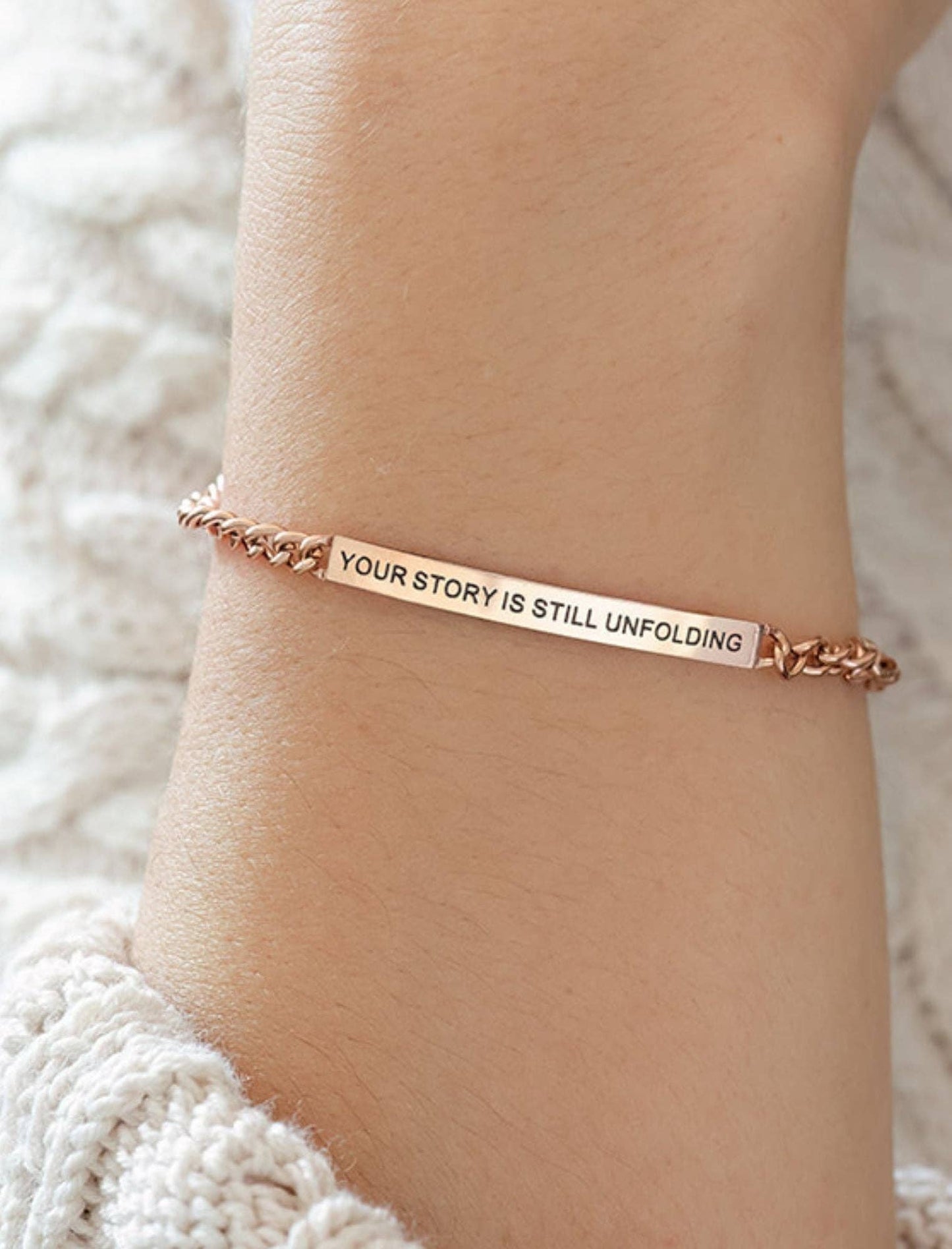 YOUR STORY IS STILL UNFOLDING BRACELET