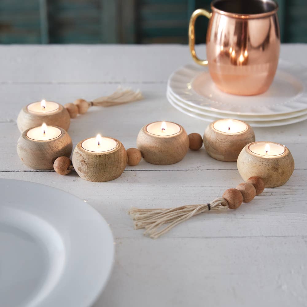 GARLAND TEA LIGHT HOLDER