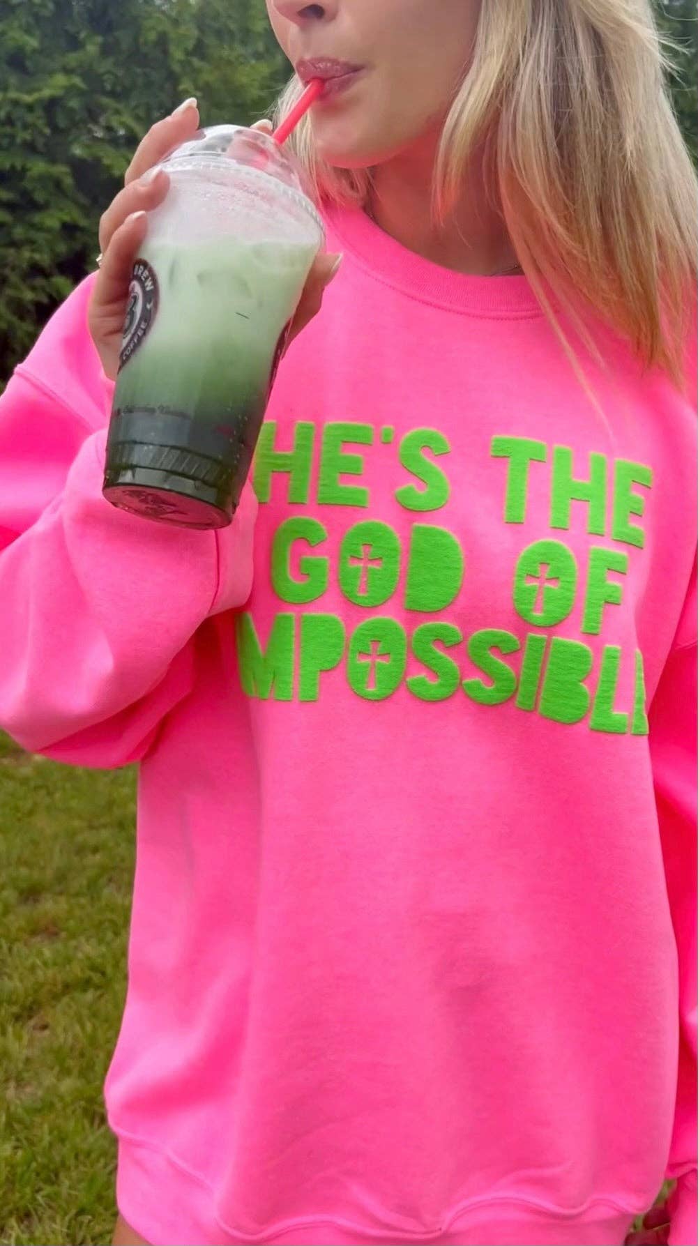 HE'S THE GOD SWEATSHIRT