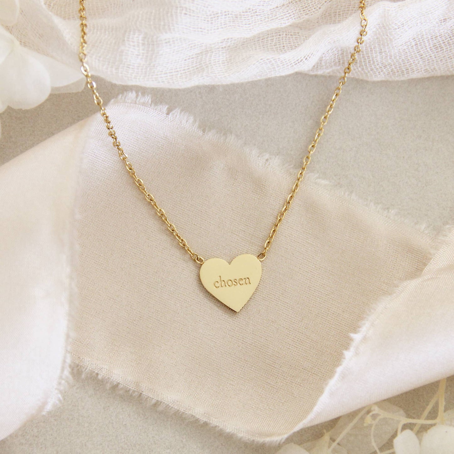 CHOSEN - CHILD OF GOD HEART NECKLACE