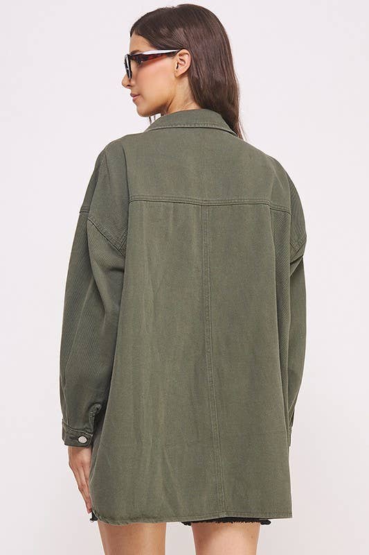 PLUS PATCH OVERSIZE JACKET