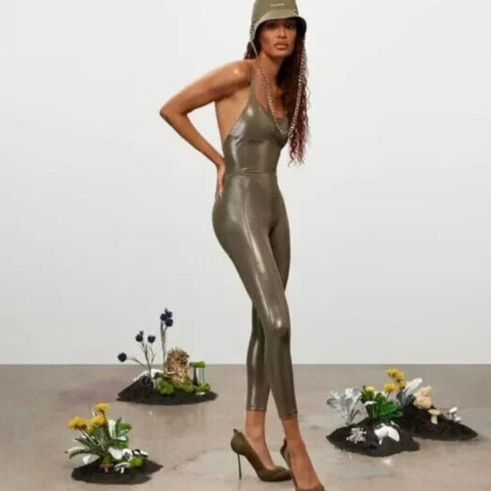 Adidas Green Jumpsuit ivy park collaboration with BEYONCE Collection final sale.