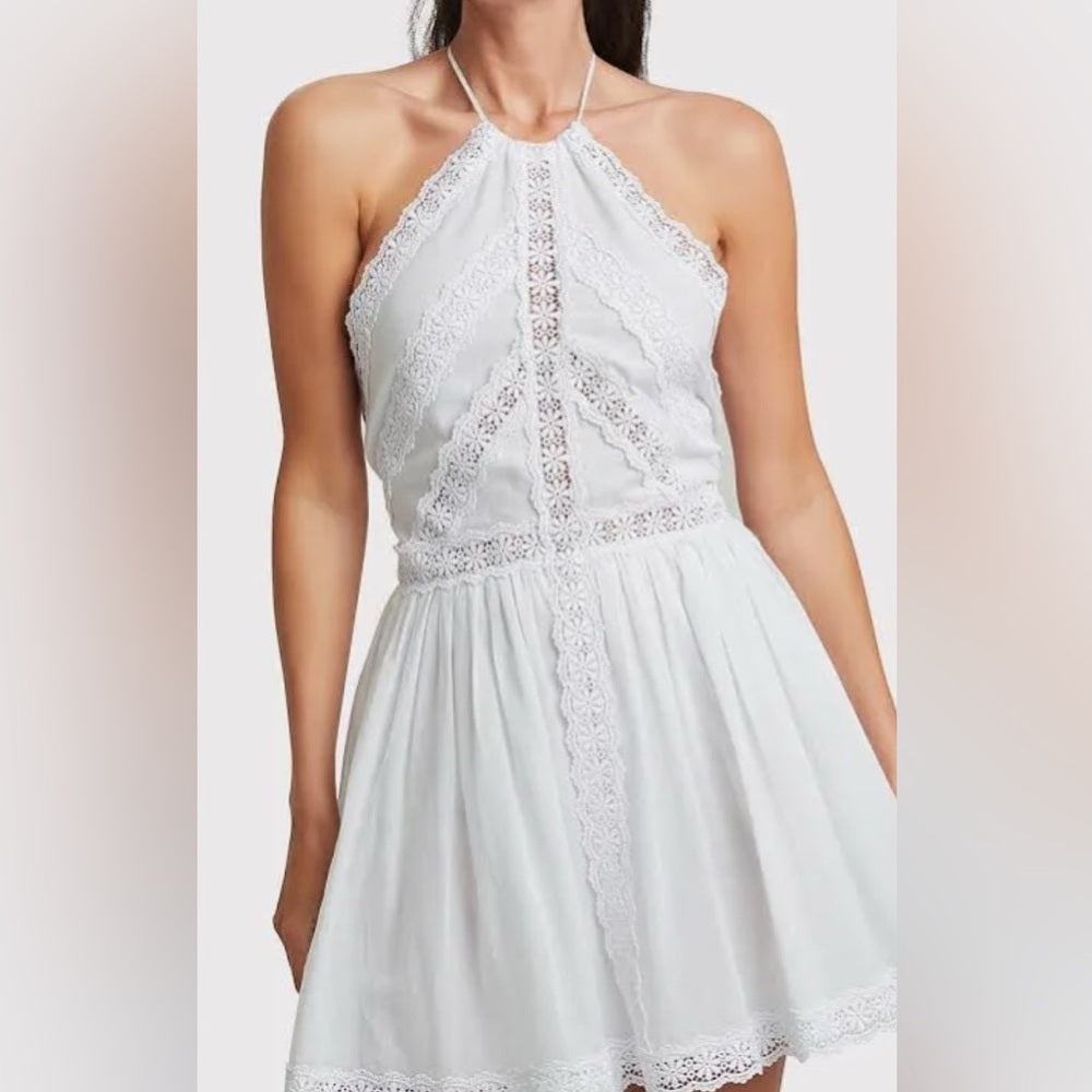 Charo Ruiz White Halter Sundress