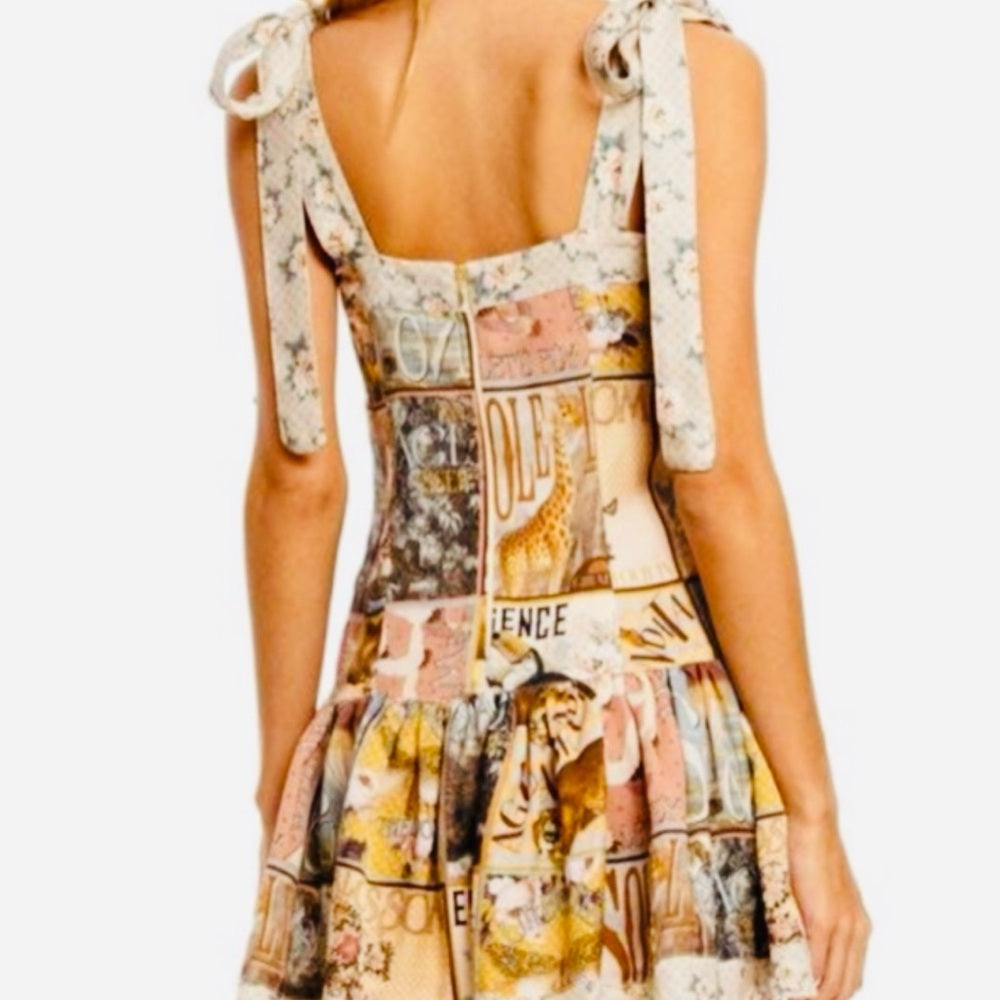 Agua Bendita Multicolor ITALIAN STYLE Dress