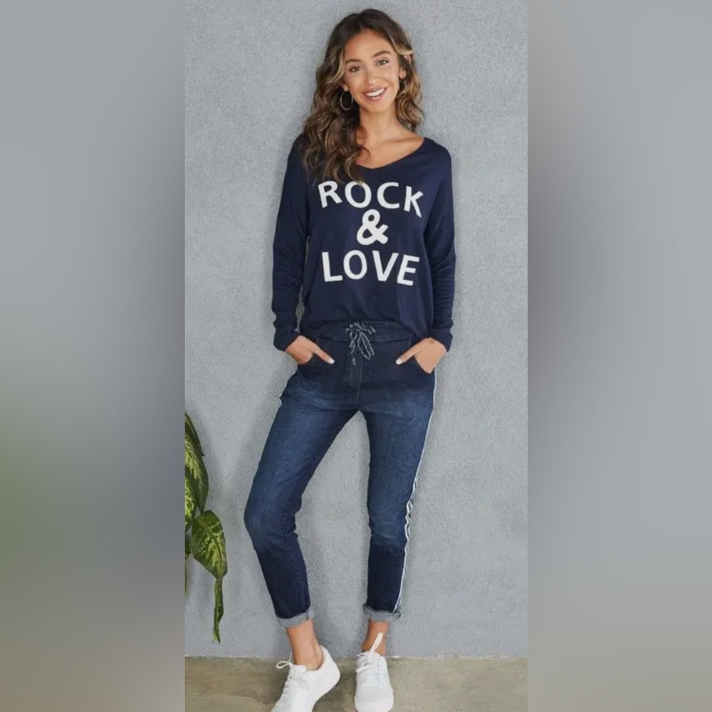MARINA BLUE Long Sleeve Sweatshirt