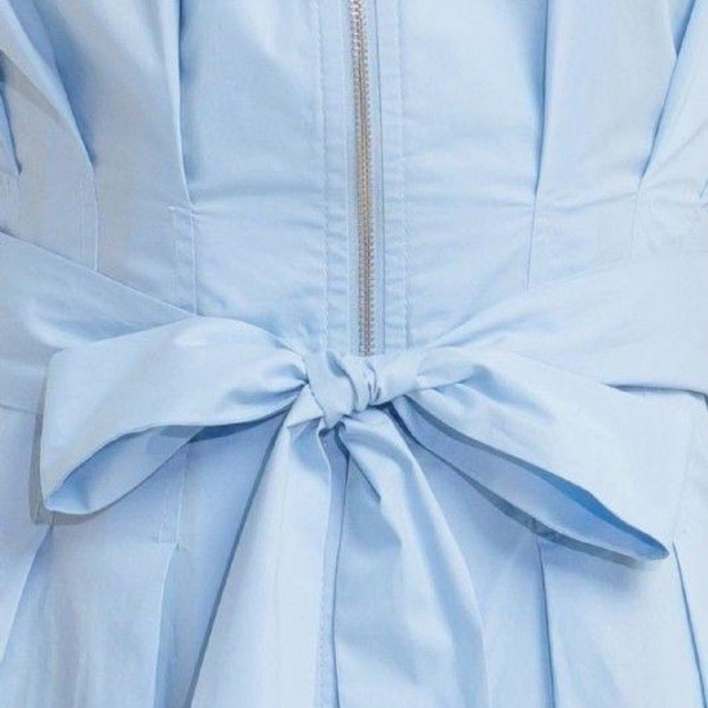 Elegant Blue Midi Dress