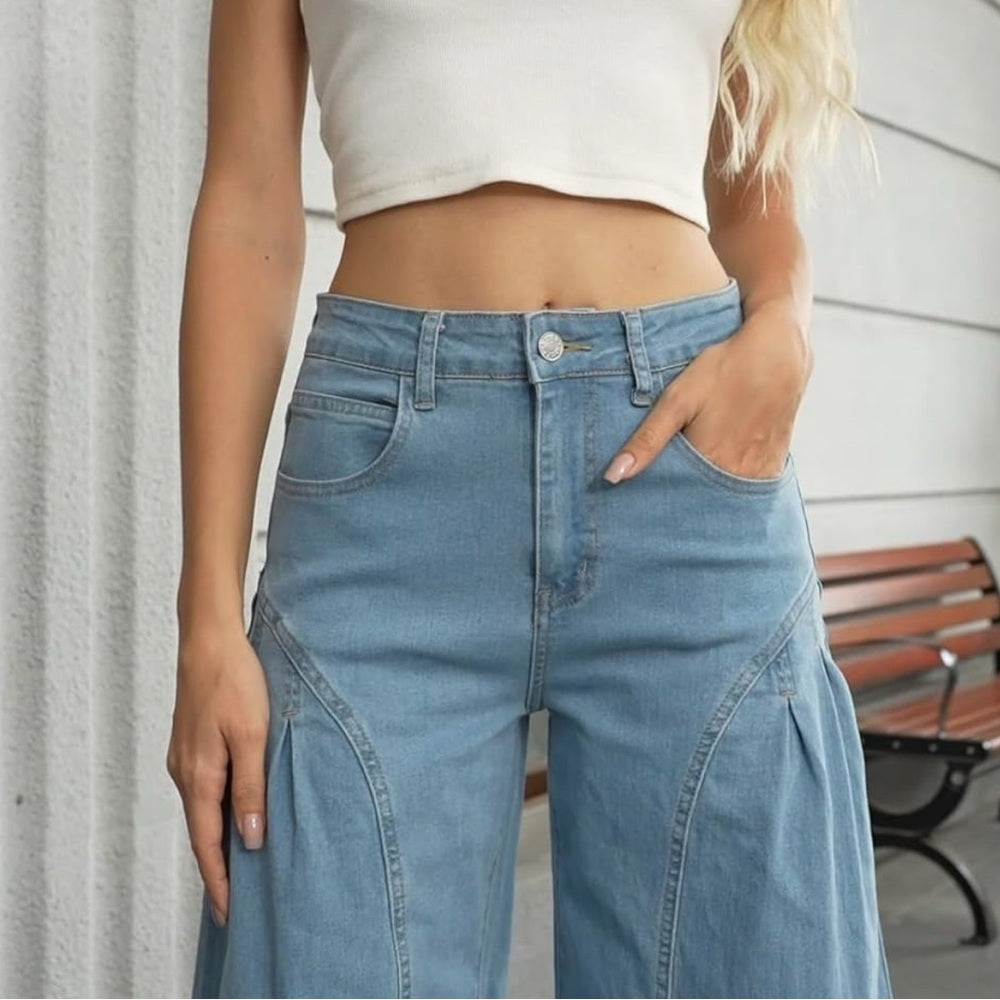 BLUE LAGUNE Flare High-Waisted Jeans