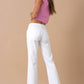 High Rise White Denim