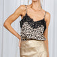 Lace Trim Leopard Top