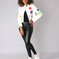 Multi-Color Studded Leather Jacket