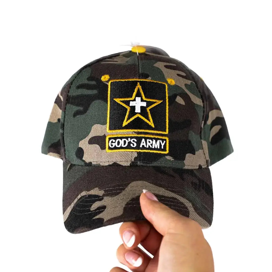Hat - Camo - God's Army