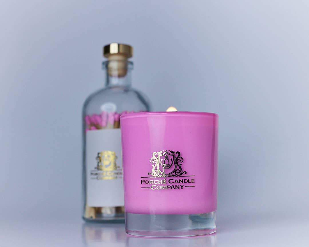 PINK CHAMPAGNE CANDLE