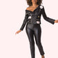 PARIS ASYMETRIC  VEGAN LEATHER JACKET