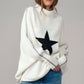 Oversized Star Stitch Sweater