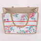 Woven Canvas Tote - Grow in Grace - Floral