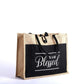 Jute Tote Bag - Blessed
