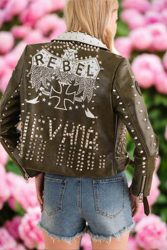 SPIKE REBEL MOTO JACKET