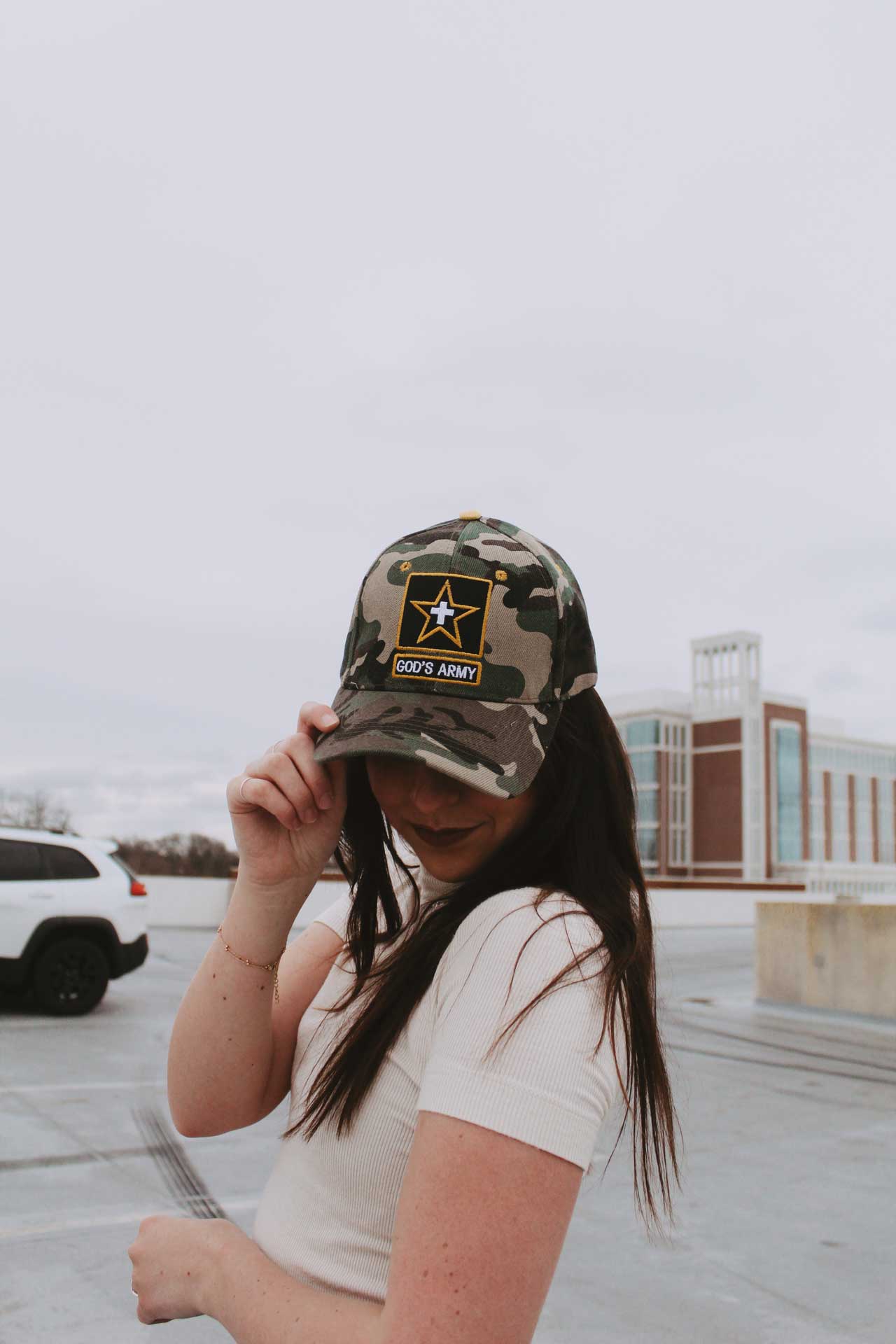 Hat - Camo - God's Army