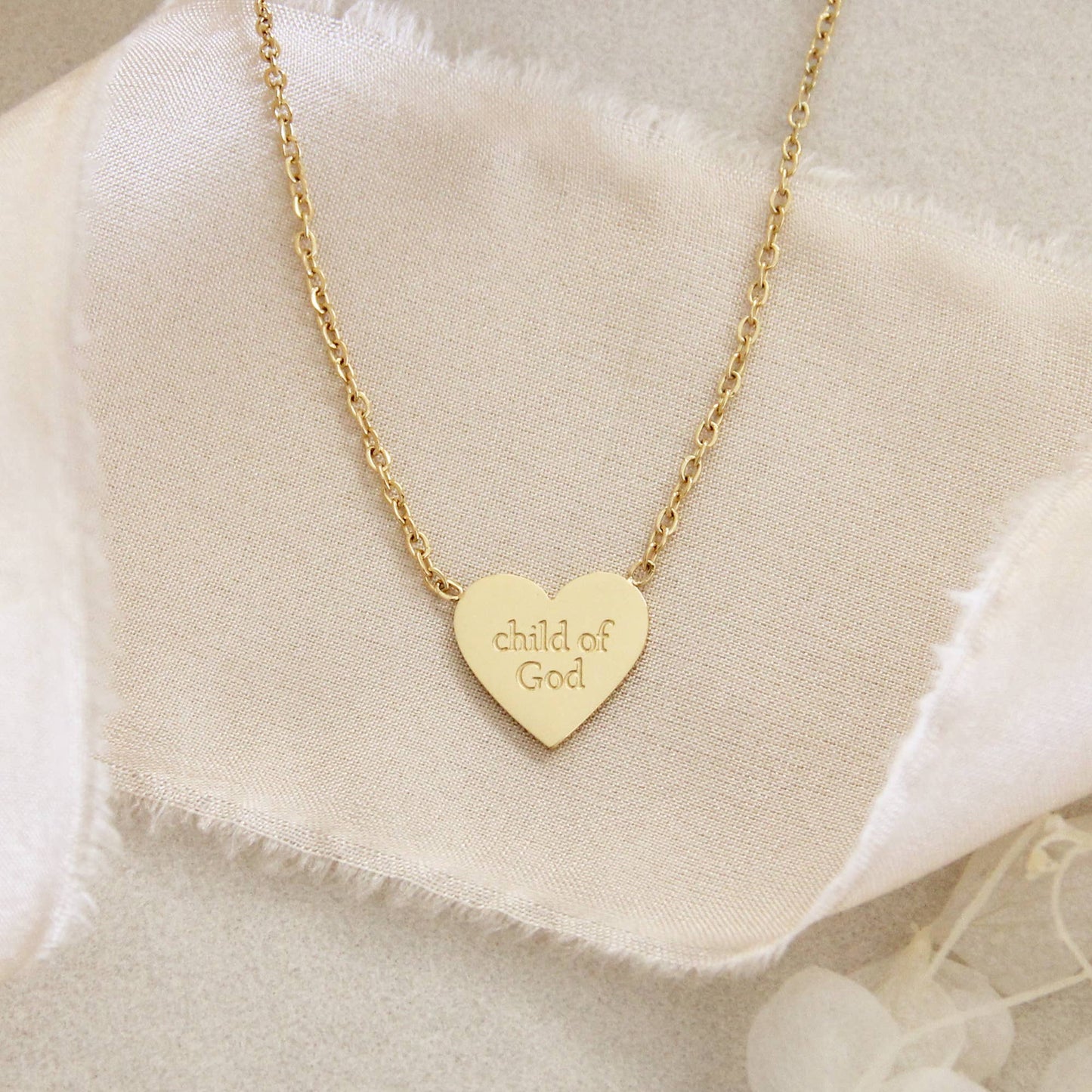 CHOSEN - CHILD OF GOD HEART NECKLACE