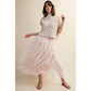 TRENDY  TULLE LAYERED SKIRT.