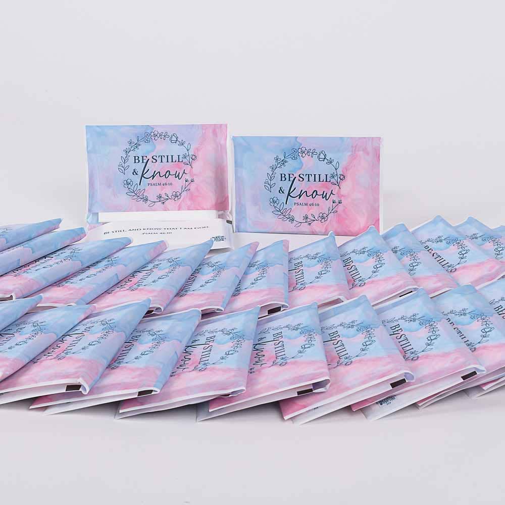 Tissue Packs - Be Still & Know - Pack of 30