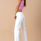 High Rise White Denim