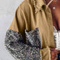 Contrast Sequin Jacket