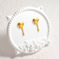 POURING LOVE 18 K Gold earrings