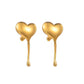 POURING LOVE 18 K Gold earrings