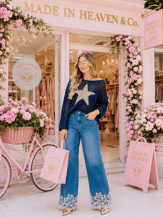 Lace Jeans
