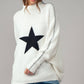 Oversized Star Stitch Sweater