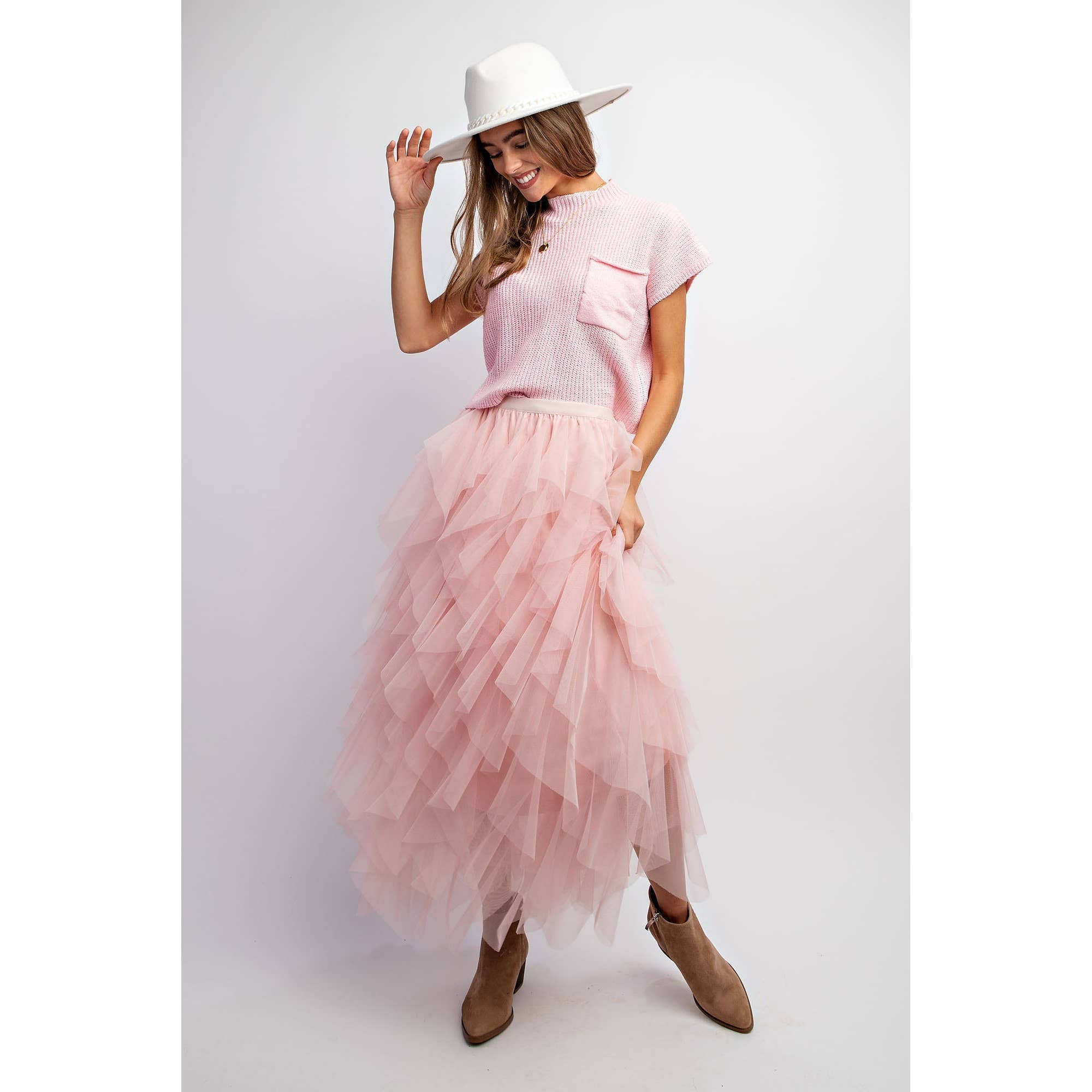 CASCADING TULLE LAYERED SKIRT. – Made in Heaven & Co.