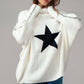 Oversized Star Stitch Sweater
