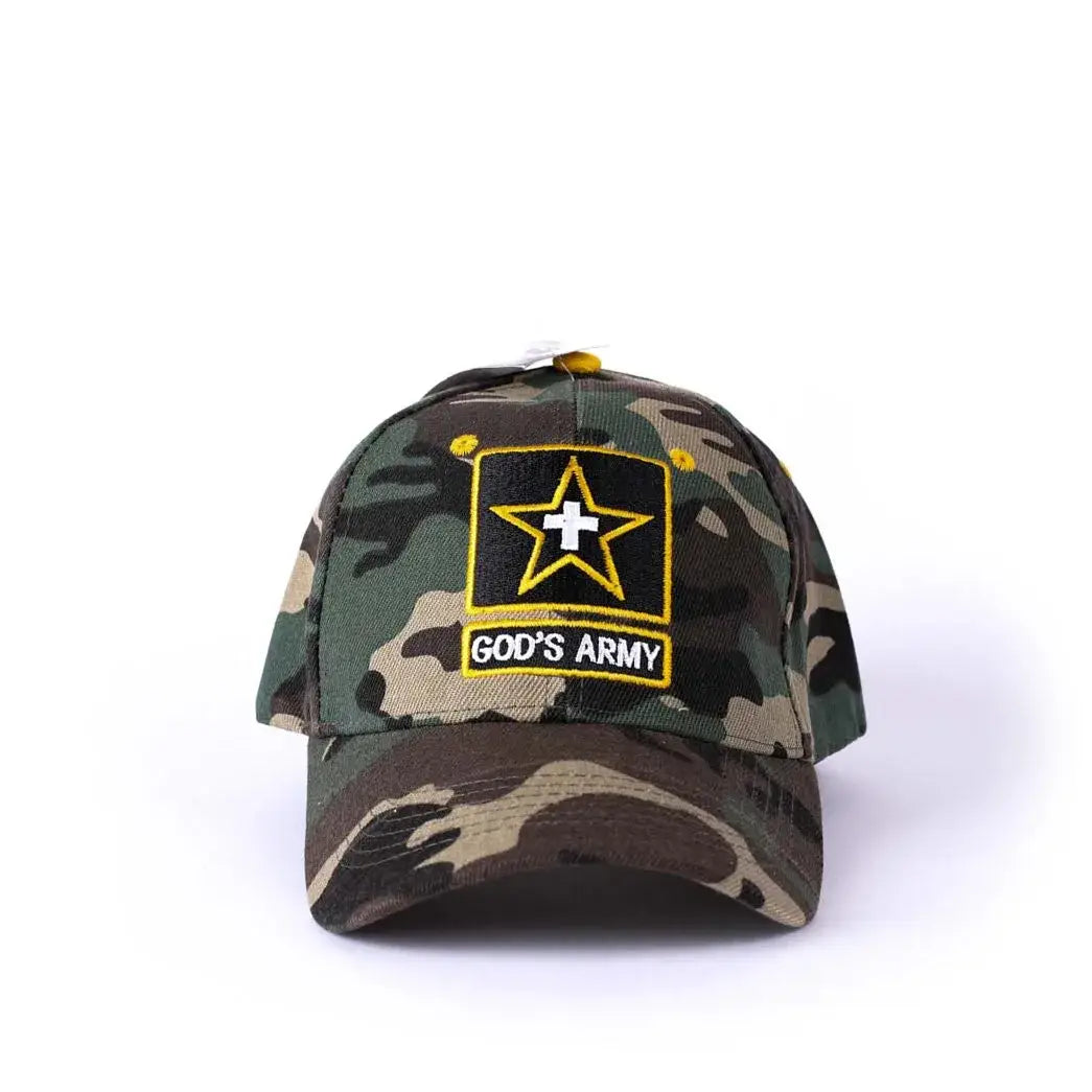 Hat - Camo - God's Army