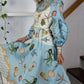 Seashell Print Long Dress