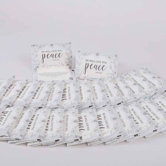 Tissue Packs - He Will Give You Peace - Pack of 30