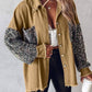 Contrast Sequin Jacket