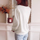 SNOW FLAKE Lace V Cardigan Long Lightweight