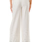 Embellished Pearl & Sequin Wide-Leg Pants
