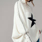 Oversized Star Stitch Sweater