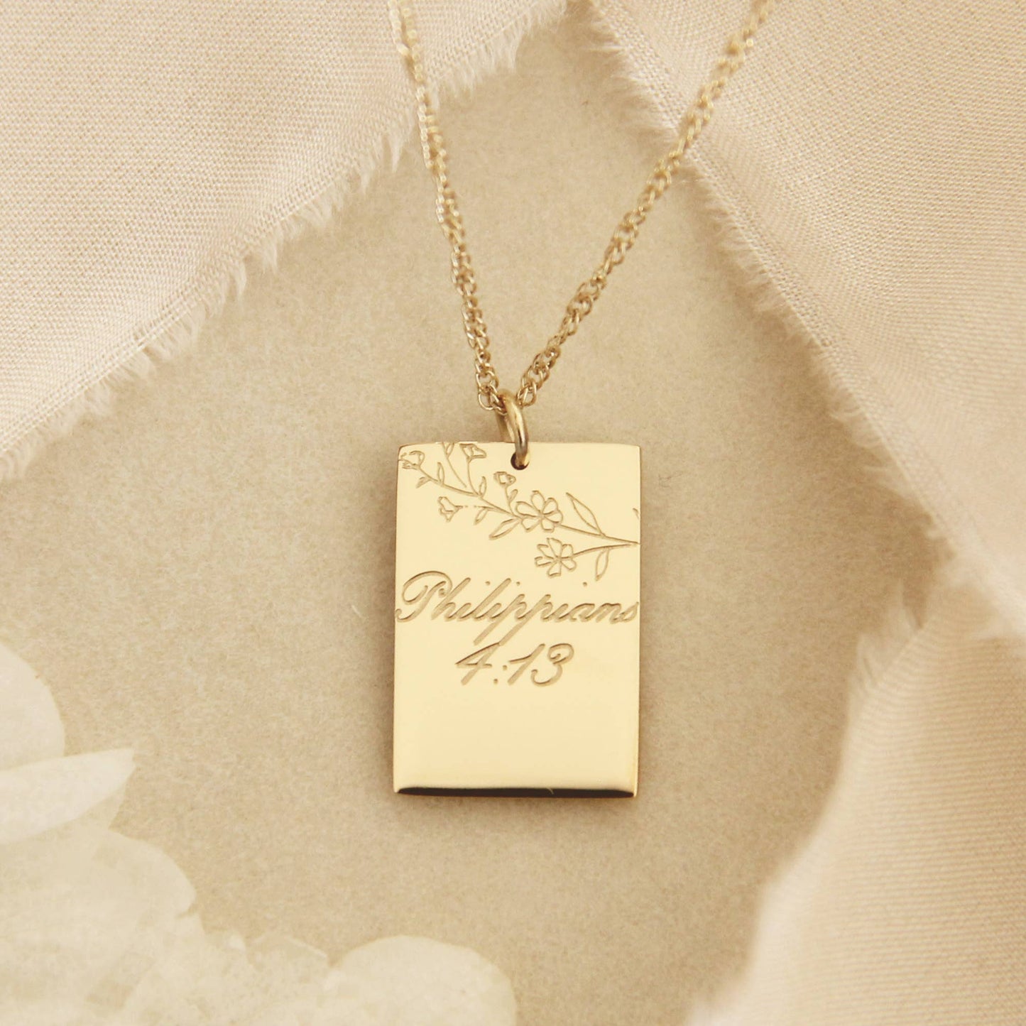 I CAN DO ALL THINGS THROUGH HIM NECKLACE