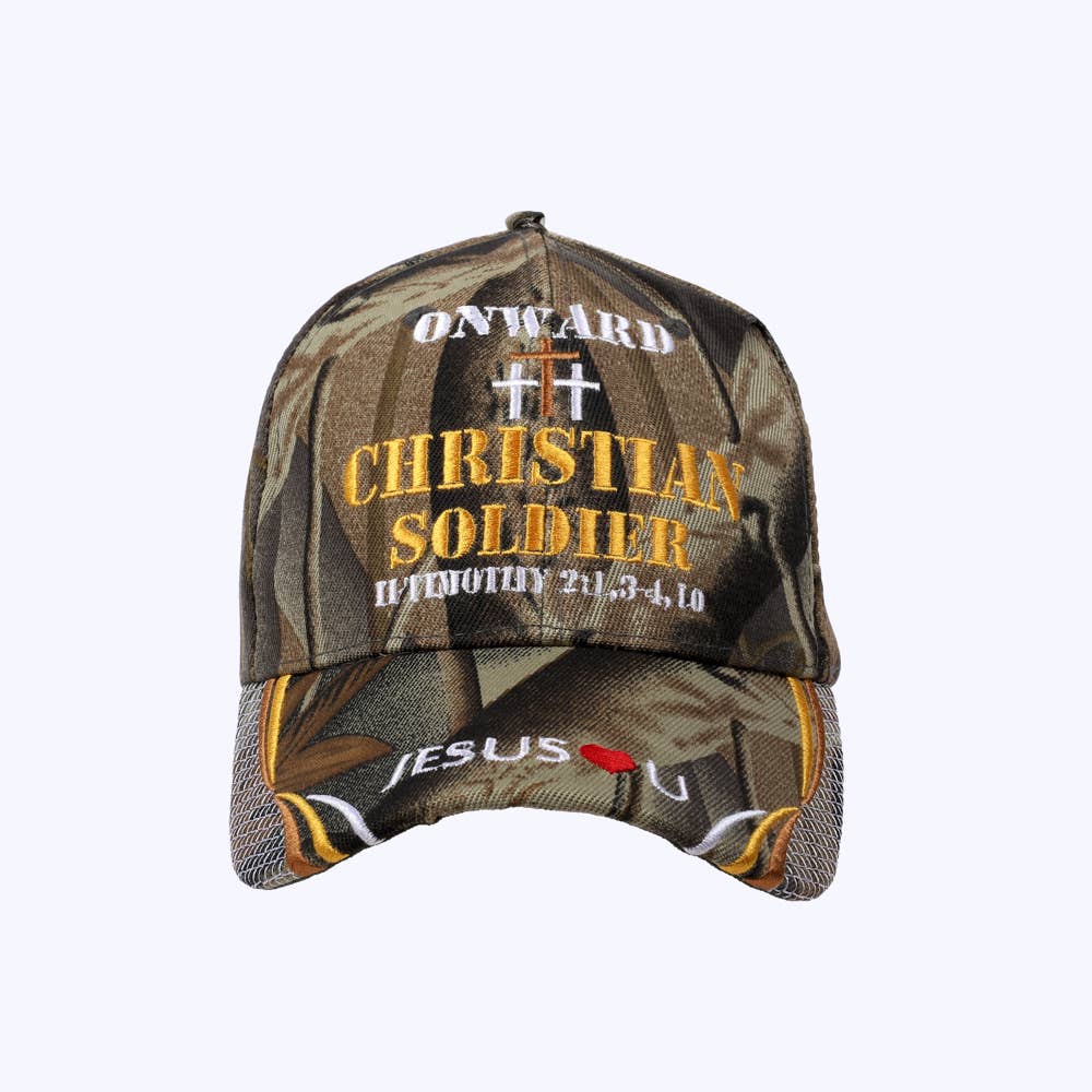 Christian Soldier Camo Hat