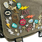 Zadig & Voltaire Khaki Embellished Crossbody Bag final sale