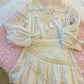 LoveShackFancy Cream Lace Skirt