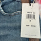 7 For All Mankind High Rise Blue and tan /gold side skinny  Jeans
