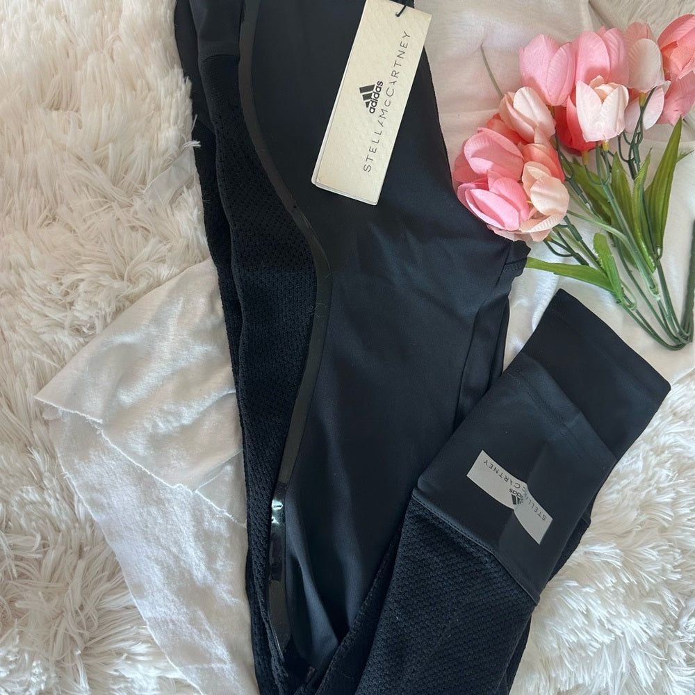 COPY - Adidas by Stella McCartney   unique BLACK  Leggings ACTIVEWEAR final sale