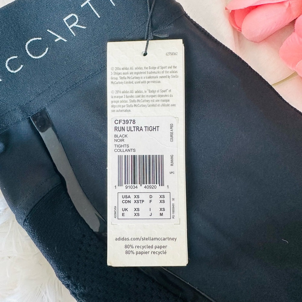 COPY - Adidas by Stella McCartney   unique BLACK  Leggings ACTIVEWEAR final sale