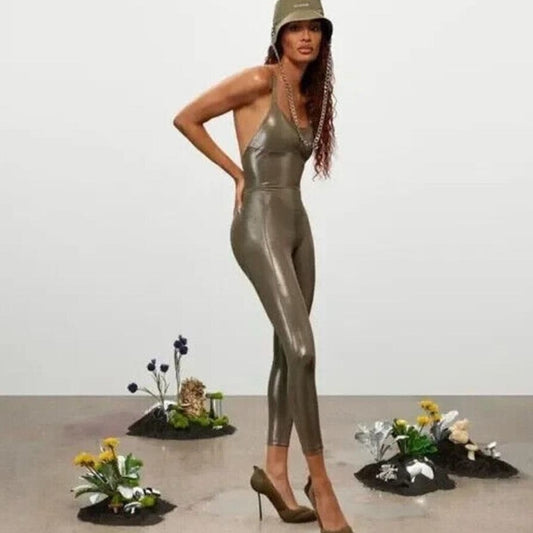Adidas Green Jumpsuit ivy park collaboration with BEYONCE Collection final sale.