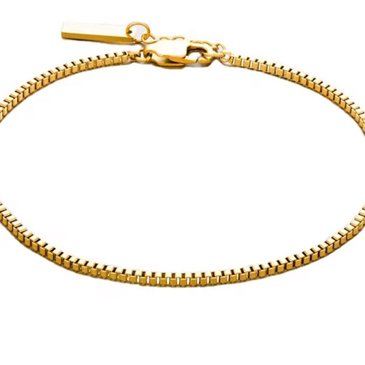 Elegant Gold Bracelet 18 K Gold plated /UNISEX